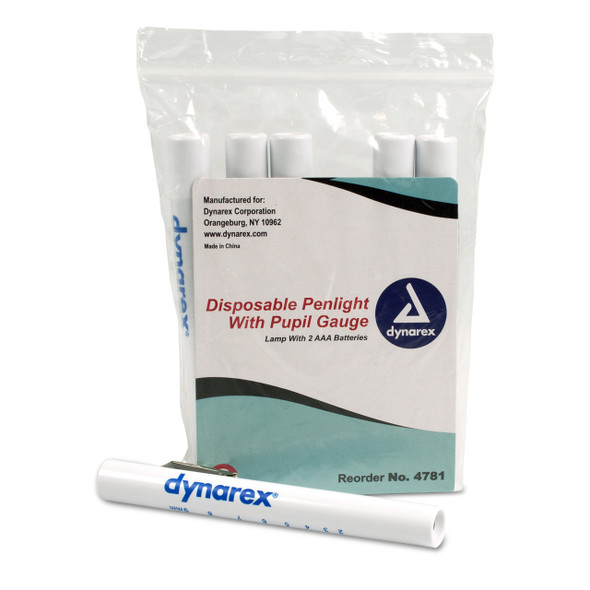 4781 Dynarex Disposable Penlight, 20/Box, 6 Boxes/Case