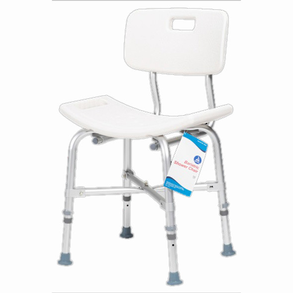 10321 Dynarex Bariatric Shower Chair, White, 1pcs/CA