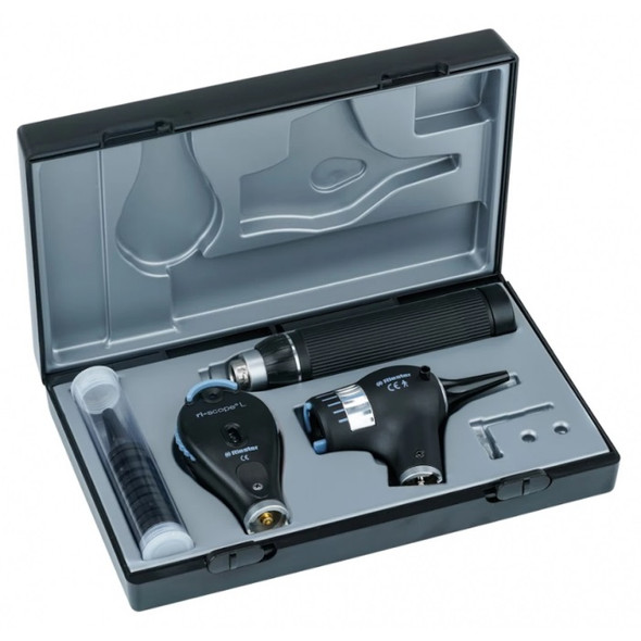 2211-203.002 Riester Elitevue Otoscope, Led, 3.5V, With 1 C-Handle, 1 Rechargeable Li-Ion Battery And Plug-In Charger