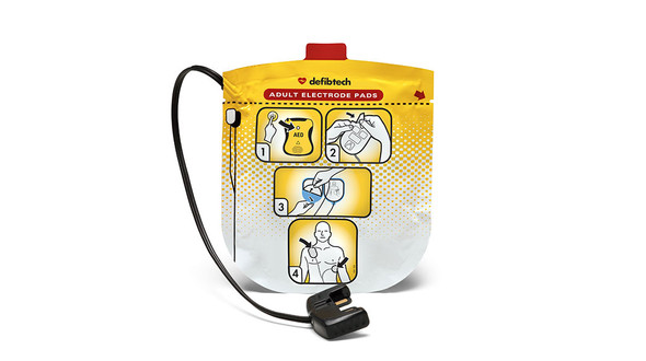 Defibtech DDP-2001 Adult 7 in Electrode Defibrillator Pad - 1 Set