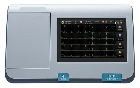 SE-301 Edan 3-Channel ECG Machine with 5" Touchscreen