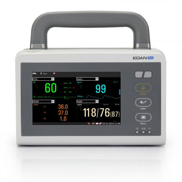 12 ICU Vital Signs Monitor Patient Monitor SpO2,NIBP,ECG,RESP,TEMP PR +  Gift US