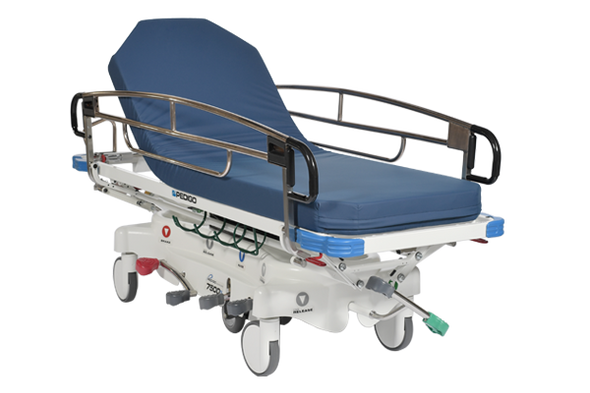 7500-N-SPEC Pedigo 7500-N Special Package, Includes 7500-N Stretcher With Instant Steer 6Th Wheel Steering, Quick-Release O2 Holder, 4" Premium Mattress (#5851002), Iv Pole (#2101) and Extended 2-Year Warranty