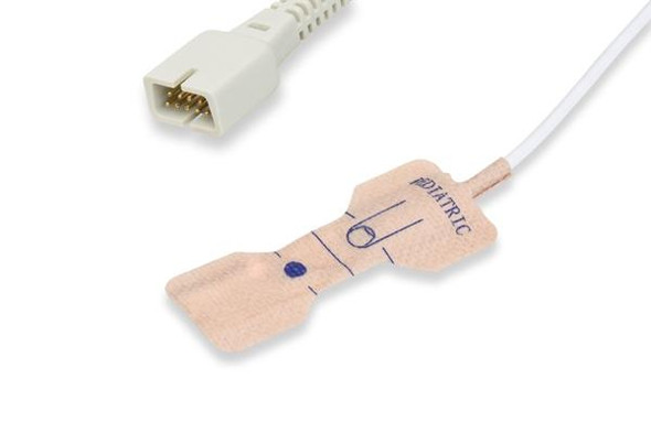 S523-42D0 Compatible DRE Disposable SpO2 Sensor,Pediatric(10-50Kg)Box of 24