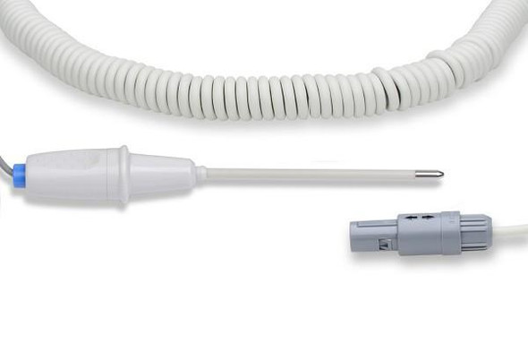 DOP-GE-0010 Compatible GE Healthcare Critikon Dinamap Reusable Temperature Probe- 8975, Adult Oral Probe