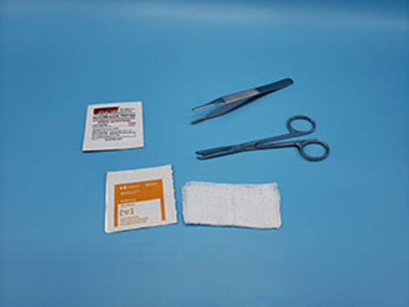 Busse Hospital Disposables, Inc. 726 Suture Removal Kit Same as #723 except: 1 Littauer Scissors instead of Iris Scissors, Sterile, 50/cs (US Only) , case