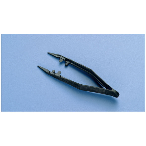 Busse Hospital Disposables, Inc. POSI-GRIP™ 7190 Deluxe Plastic Posi-Grip™ Forceps, 4in., Sterile, 100/cs , case