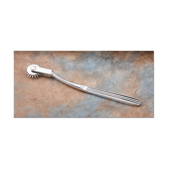 American Diagnostic Corporation 3695 Wartenberg Pinwheel, 7½in., Stainless Steel Handle, Textured Grip, Rotating Spur , each