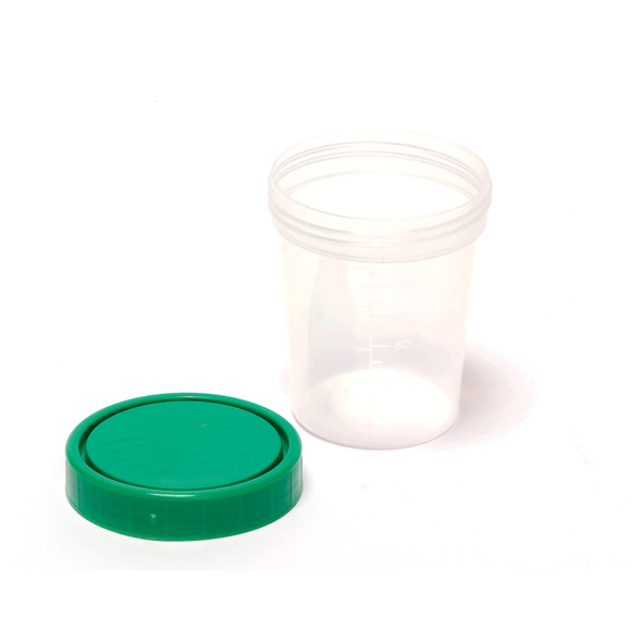 Pro Advantage ADVANTAGE® P250415 Specimen Container, Screw-On Lid, 4 oz, Non-Sterile, 25/slv, 20 slv/cs (16 cs/plt) , case