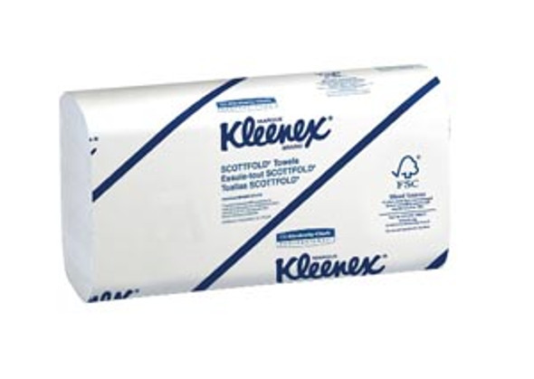 Kimberly-Clark Professional 13254 Kleenex® ScottFold Towels, 1-Ply, 120 sheets/pk, 25 pk/cs (24 cs/plt) (091451) (US Only) , case