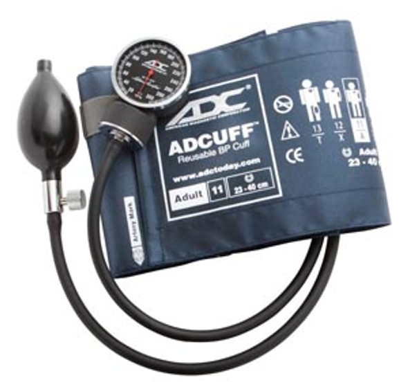 American Diagnostic Corporation DIAGNOSTIX™ 720-11AN Adult Aneroid, Navy, Latex Free (LF) , each