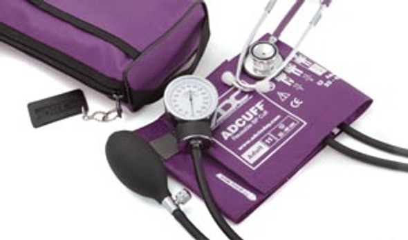 American Diagnostic Corporation 768-670-11AV Adult Dual Head Kit, Purple, Latex Free (LF) , each