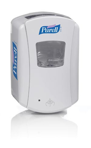 GOJO Industries, Inc. PURELL® LTX-7™ 1320-04 Dispenser, 700mL, White/ White, 4/cs (091203) , case