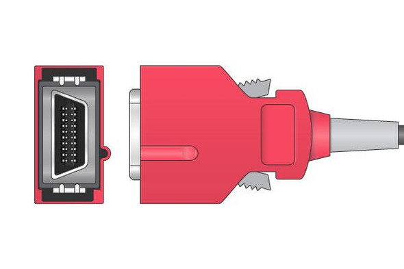 10193 Cables and Sensors Compatible Masimo Direct-Connect SpO2 Sensor - 2054, Adult Clip, 12 feet