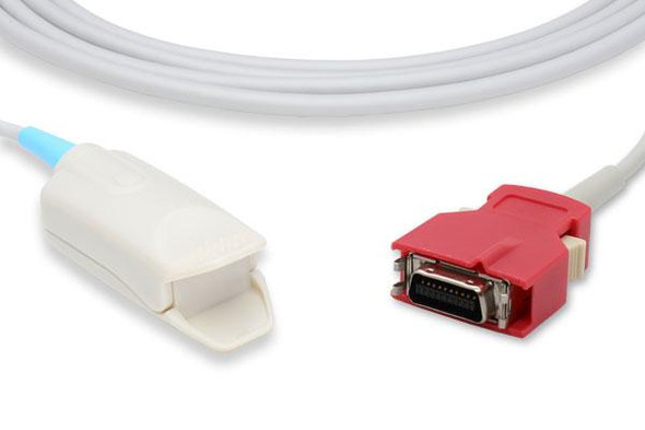 10193 Cables and Sensors Compatible Masimo Direct-Connect SpO2 Sensor - 2054, Adult Clip, 12 feet