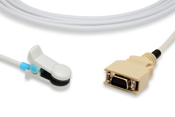 S910-150 Cables and Sensors Compatible Masimo Direct-Connect SpO2 Sensor, Adult Ear Clip