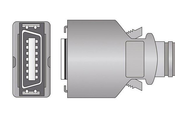 S910-150 Cables and Sensors Compatible Masimo Direct-Connect SpO2 Sensor, Adult Ear Clip