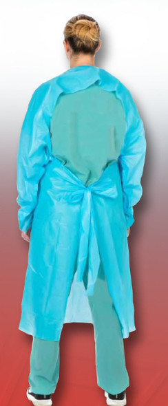 AAMI Level 3 Isolation Gown, Non Sterile, One-Size-Fits-Most, Made in USA, 100/case