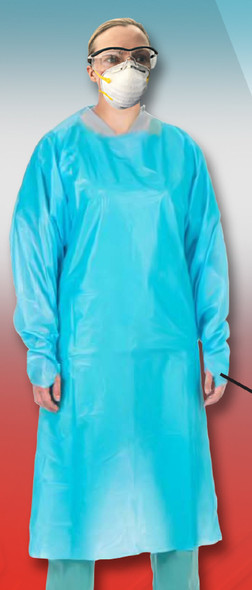 AAMI Level 3 Isolation Gown, Non Sterile, One-Size-Fits-Most, Made in USA, 100/case