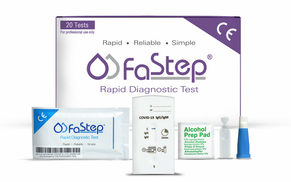 Premier Biotech FaStep® AZ COVID-19P Rapid Test Device - 20/Box