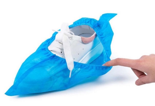 Disposable Shoe Covers, One Size Fits Most, 3 GSM Nonwoven PP, 50 Pairs Or 100 Shoe Covers Per Box