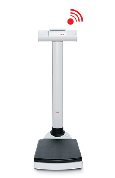 Seca 7037821004 Wireless Column Scale with Integrated Stadiometer, KG Only