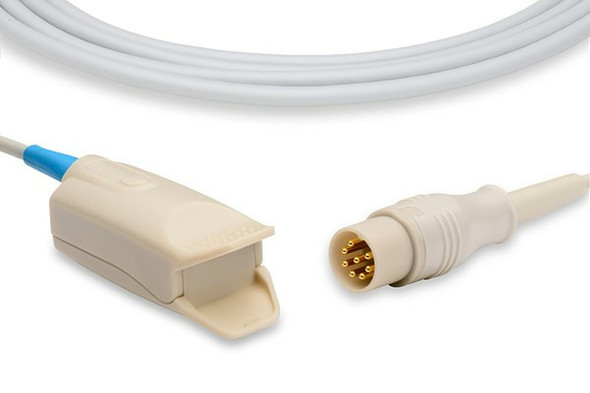 S410-070 Cables and Sensors Direct-Connect SpO2 Sensor, Adult Clip, Compatible w/ Mindray > Datascope Compatible OEM: 0600-00-0026-02, 0998-00-0088-02, 90651A-08, PR-A520-1004, TCPF-0803-0322, TP1412, NFDA200, B505-1004