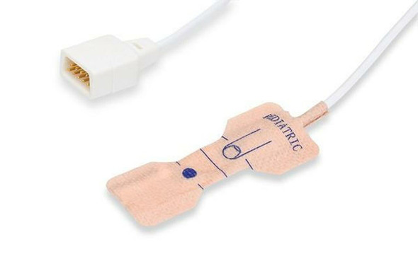 S523-080 Cables and Sensors SpO2 Disposable Sensors, Pediatric (15-40Kg), Nonin Compatible, 24/bx Compatible w/ OEM: DP-2231-2, 6000CP/7000P
