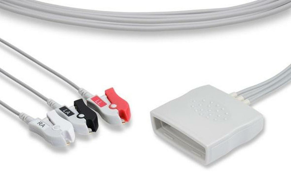 LPT3-90P0 Cables and Sensors Philips Compatible ECG Telemetry Leadwire, Each