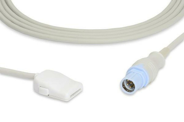 E708M-23P0 Cables and Sensors Draeger Compatible SpO2 Adapter Cable, Each