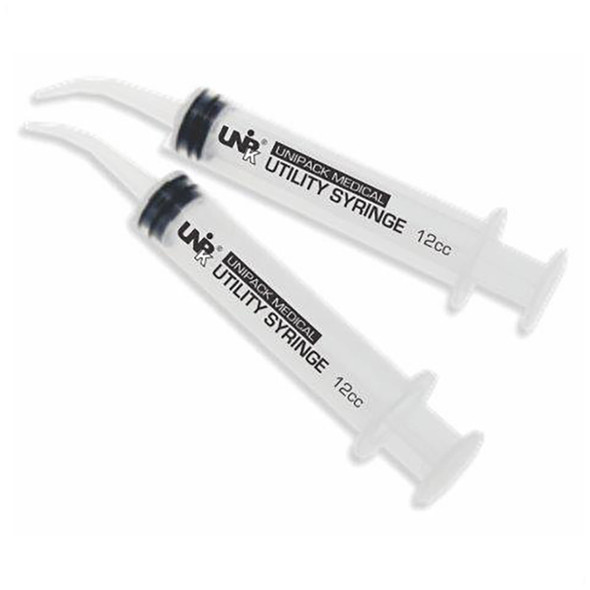Dukal Corporation URS-55112 Utility Syringes, Curved, 12cc, 50/bx, 10 bx/cs , case