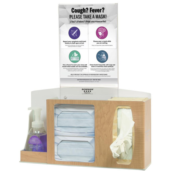 BD211-0023 Bowman Manufacturing Company, Inc. Cover Your Cough Compliance Kit