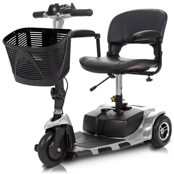 MOB1025SLV Vive Health 3 Wheel Mobility Scooter, 12.4 M Range, 265 Lb Capacity, Silver