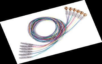 Natus Medical Nicolet®- Viasys 019-414400 39 in 1.5 mm Touchproof EEG Reusable Tangle Free Cup Electrode - 12/Pack