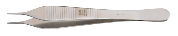 6-118-ST-25 Integra Miltex Adson Forceps Serrated 4 3/4, Box of 25