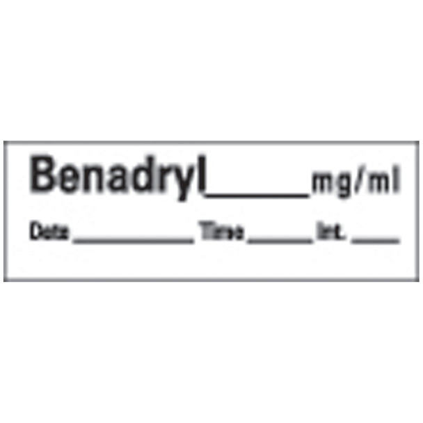 Precision Dynamics (formerly PDC Timemed) AN-109 Benadryl Syringe ...