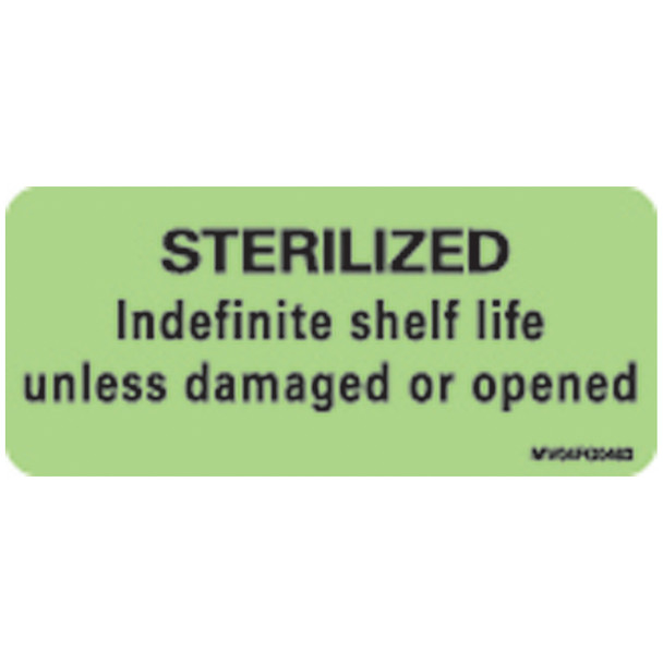 Precision Dynamics (formerly PDC Timemed) MEDVISION® MV04FG0463 Sterilized Indefinite Shelf Life Unless Damaged Or Open Labels For Central Service, 2¼in. x 1in., Fluorescent Green, 420/rl , roll