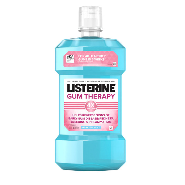 Kenvue CONSUMER LISTERINE® 35265 Mouthwash, Gum Therapy, 1 L, 6/cs (Continental US+HI Only) (Pricing Subject to Change without Prior Notification) , case