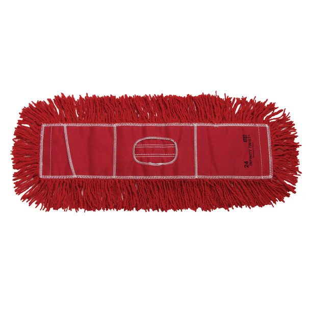 Pro Advantage ADVANTAGE® P120030 Twist Dust Mop, Red, 5in. x 24in. (DROP SHIP ONLY from Golden Star, Inc. - $100 minimum order for prepaid freight outside the Continental U.S., $100 dollar minimum order inside the Continental U.S.) , each