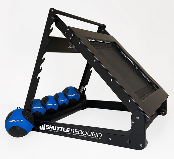 10-3511 Fabrication Enterprises, Inc. Shuttle Black Rebound Set with 5 Blue Balls