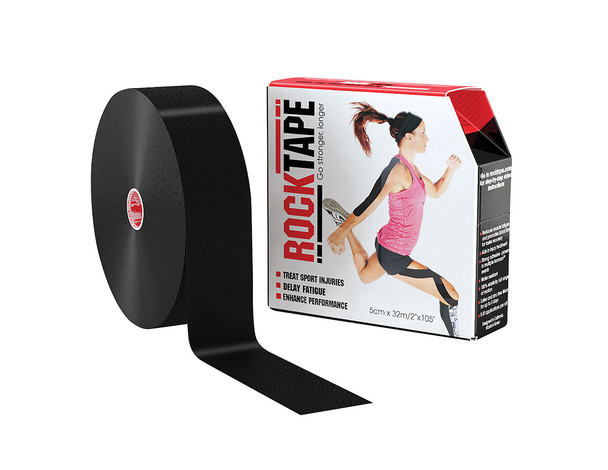 75-2614 Fabrication Enterprises, Inc. Rocktape, Regular 2" x 105', Black