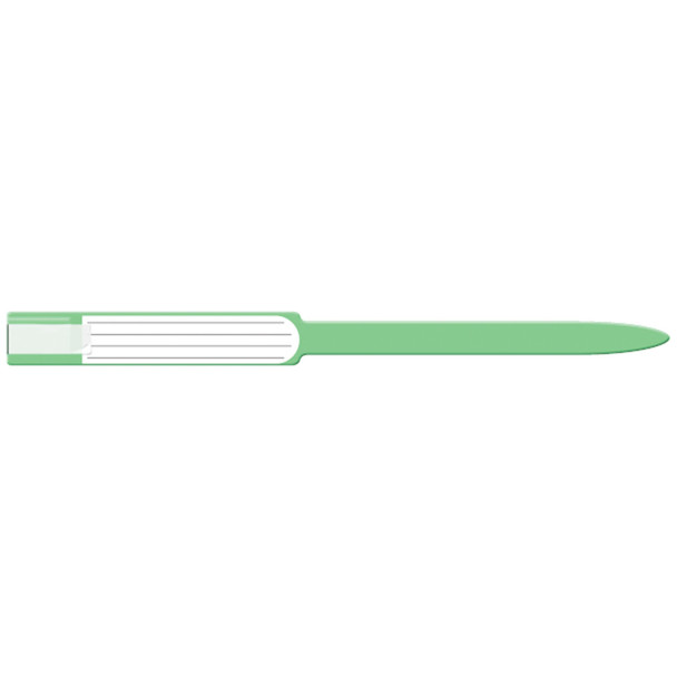 Medical ID Solutions 8243C Wristband, Adult, Insert, Self Adhesion, Soft Vinyl, Custom Printed, Green, 250/bx , box