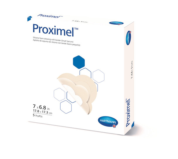 Hartmann USA, Inc. 14700000 Foam Dressing with Border, Large Sacrum, 5/bx, 10 bx/cs , case