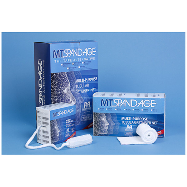 MarketLab, Inc. MEDI-TECH INTERNATIONAL MT SPANDAGE™ MT107 MT Spandage™ Tubular Retainer Net, Latex-Free, 10yds Stretched, Small Chest, Back, Perineum, Axilla, Size 7, 1/bx , box