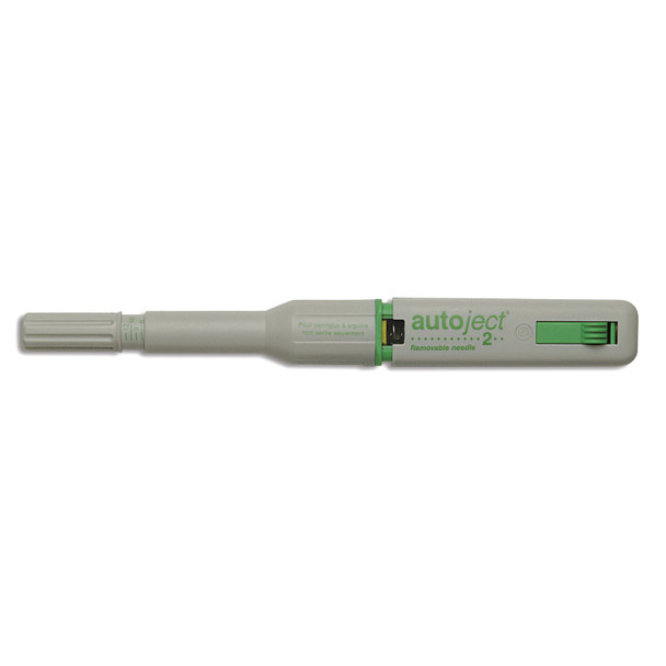 Owen Mumford MUMFORD AUTOJECT® AJ1311 Autoject® 2, Supplied with Wallet, Depth Adjusters & Instructions, For Use with Non-Fixed Needle, Not To Be Used with Glass Syringes (US & Canada Only) , each