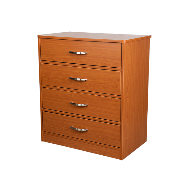 12505-CH Dynarex Four Drawer Dresser, Cherry, 1pc/cs