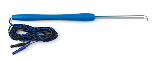 017513 Natus - Nicolet Neurodiagnostic Disposable Double Hook Nerve Stimulator Probe  100 degree, 1.2mm Tip