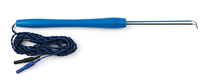 017513 Natus - Nicolet Neurodiagnostic Disposable Double Hook Nerve Stimulator Probe  100 degree, 1.2mm Tip