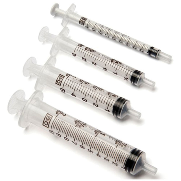 BD 305218 Oral Syringe, Clear, 5mL, Tip Cap, 100/pk, 5 pk/cs (60 cs/plt) (Continental US Only) , case