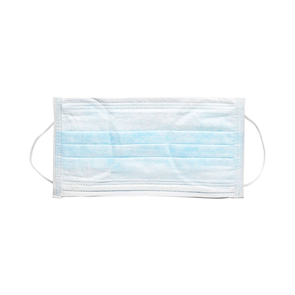 Dukal Corporation 1541 Surgical Face Mask, Earloop, 3-Ply, Blue, 50/bx, 6 bx/cs (112 cs/plt) , case